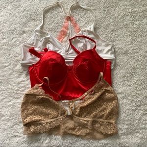 Variety bundle 3 bralettes bustier Aerie Forever21